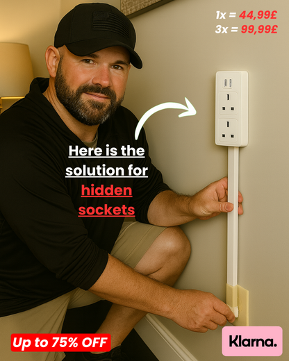 INIA® - The expandable and rotating outlet extender (UK PLUG).